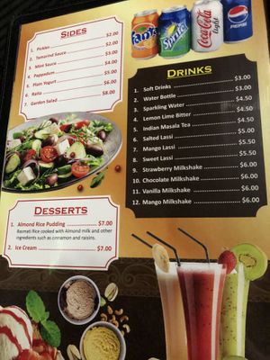  Menu at The Leaf in Leederville