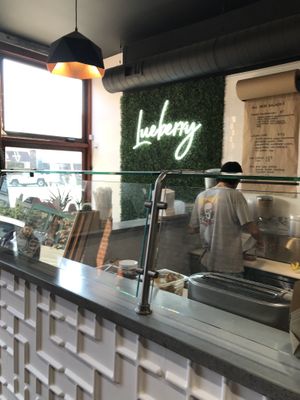 Nice inside at Lueberry Acai in Louisville