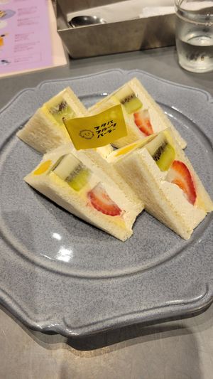 Fruit Sandwich at Futaba Fruits Parlor in Tokyo