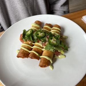 Taquitos  at Vegolution in Saint John