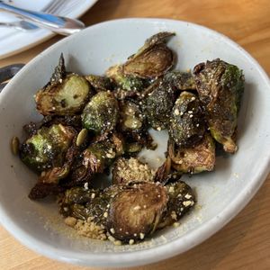 Crispy brussels  at Vegolution in Saint John