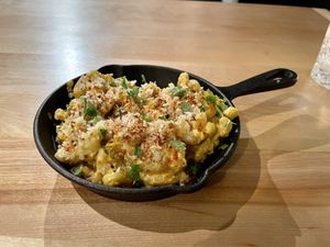 Mac and cheese  at Vegolution in Saint John