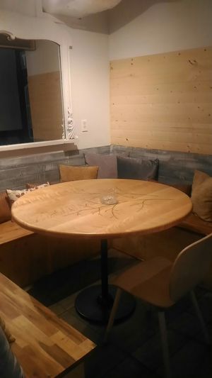 Table at Vegolution in Saint John