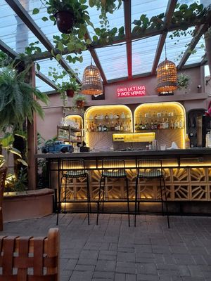 Bar at Tacos La Neta in Panama City