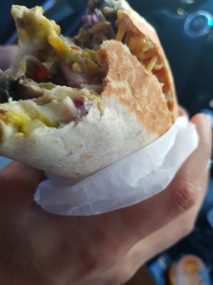 Burrito at Tacos La Neta in Panama City