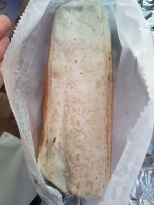 Burrito veggie at Tacos La Neta in Panama City