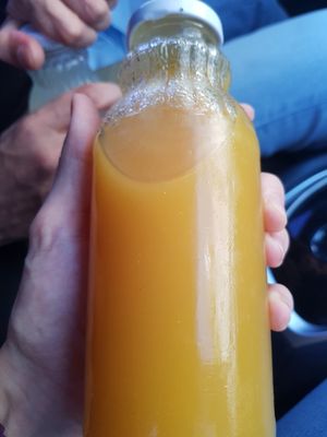 Mango pineapple at Tacos La Neta in Panama City