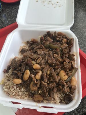 Soy ‘beef’ jerk at Jerk Machine in Fort Lauderdale