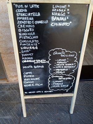 Without milk labelled with * at Gelateria Carlin in Finale Ligure