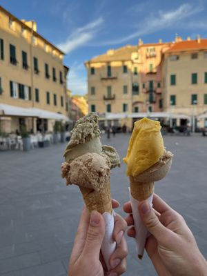   at Gelateria Carlin in Finale Ligure