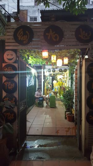 Entrance at Tam An Lac - Dong Da District in Hanoi