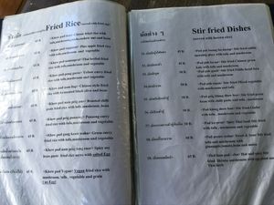 Menu page 4 at Pun Pun Organic Vegetarian Restaurant - Wat Suan Dok in Chiang Mai