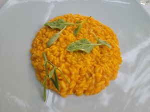 Risotto at Villa Maria in Ravello