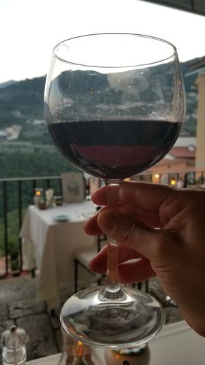 Wine with a view at Villa Maria in Ravello