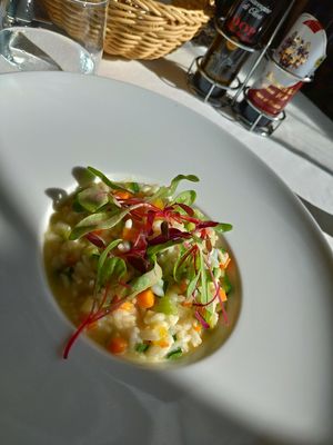Vegan Risotto at Villa Maria in Ravello