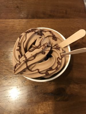 Icecream at Attila Hildmann Organic Snackbar II in Berlin