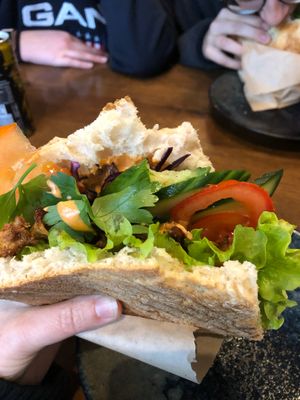 Döner at Attila Hildmann Organic Snackbar II in Berlin