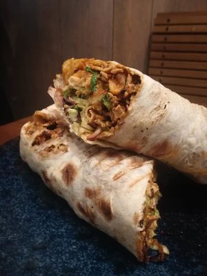 Dürum at Attila Hildmann Organic Snackbar II in Berlin