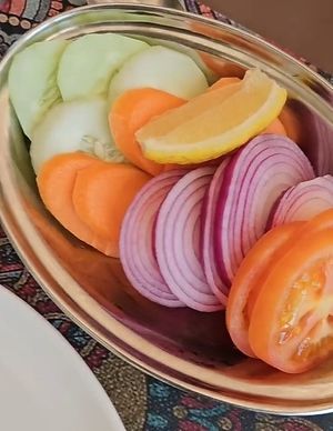 Indian Salad at Mahek in Mahe