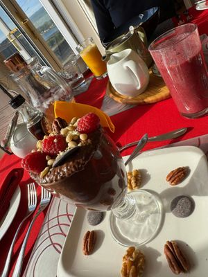 Chia pudding!  at Stonewater House Vegan B&B in Isle Of Arran