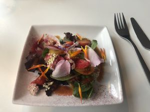 Summer salad-tasting menu  at Eat Your Greens in Bristol