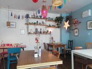 Inside at Eat Your Greens in Bristol