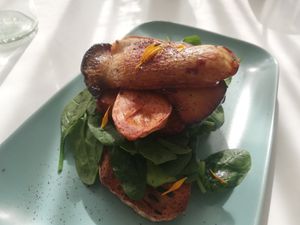 The hunk at Eat Your Greens in Bristol