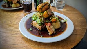 Roast wellington at Eat Your Greens in Bristol