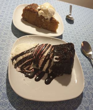 Dessert at Eat Your Greens in Bristol