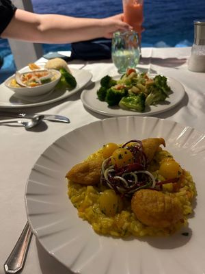 pumpkin risotto at The Tides Restaurant in Holetown