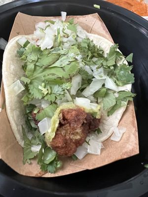 Masa cauliflower taco  at Screaming Goat in Sarasota