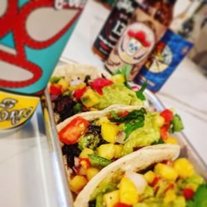 Hibiscus Tacos at Screaming Goat in Sarasota