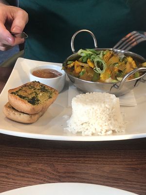Curry  at The Rufford Arms in Ormskirk
