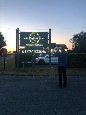 Outside   at The Rufford Arms in Ormskirk