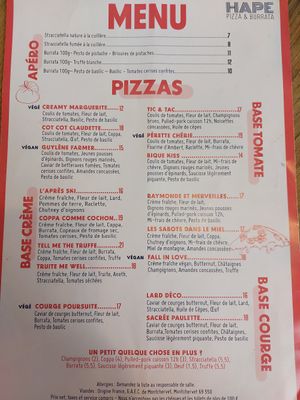 2 vegan pizzas (17/3/23) at Hape  in Lyon