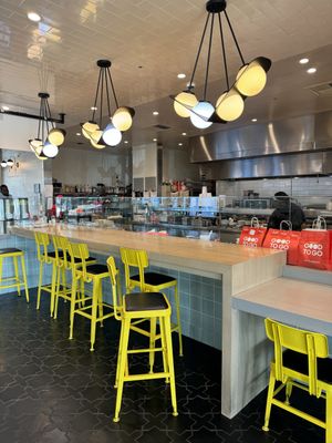 Bar Style Seating   at Tender Greens in El Segundo