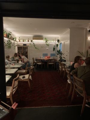 Inside  at No Bones in Byron Bay