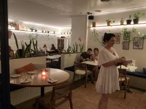 Inside at No Bones in Byron Bay