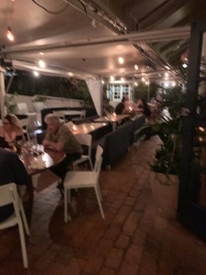 Inside at No Bones in Byron Bay