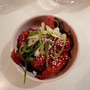 Korean ch'ckn at No Bones in Byron Bay