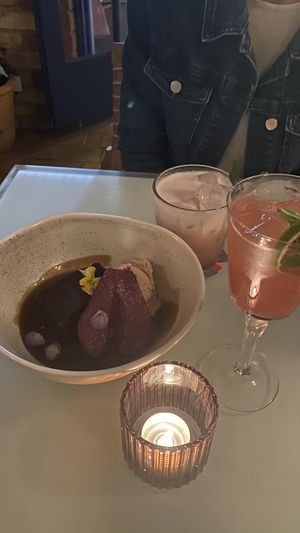 This is the sticky date — so delicious! at No Bones in Byron Bay