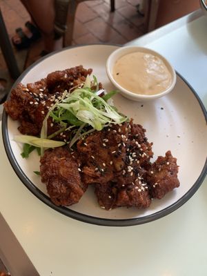Fried chickn  #Veganuary at No Bones in Byron Bay