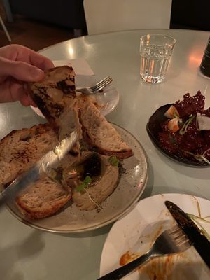 Mushroom pâté  at No Bones in Byron Bay