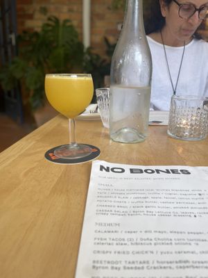   at No Bones in Byron Bay