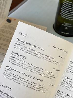 Rosés   at No Bones in Byron Bay