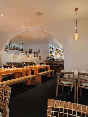 Restaurant vibes   at No Bones in Byron Bay