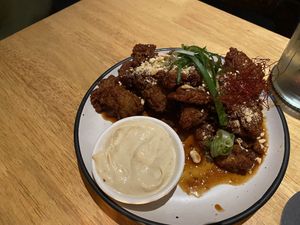 Kung pao chick’n   at No Bones in Byron Bay