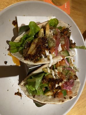 No lamb gyros  at No Bones in Byron Bay