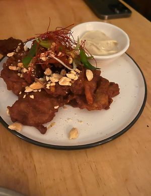 Kung pow chicken  at No Bones in Byron Bay