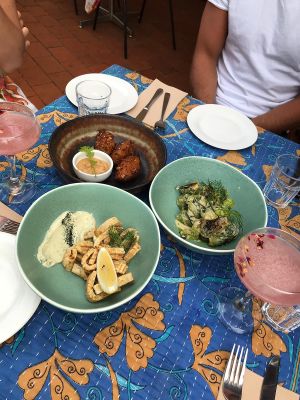 Calimari   at No Bones in Byron Bay